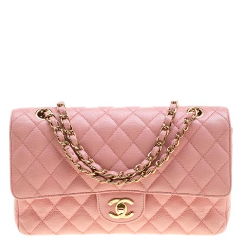 chanel pink handbag 2022|Chanel pink quilted handbag.